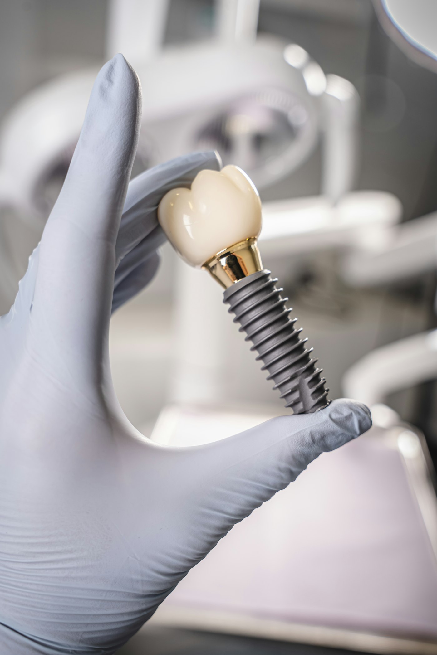Dental implant and crown